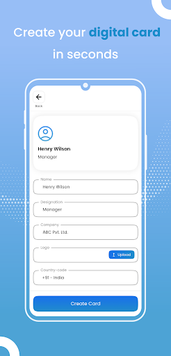 Android application Flycard screenshort