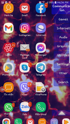Launcher Sidebar (Launcher wit Screen 3