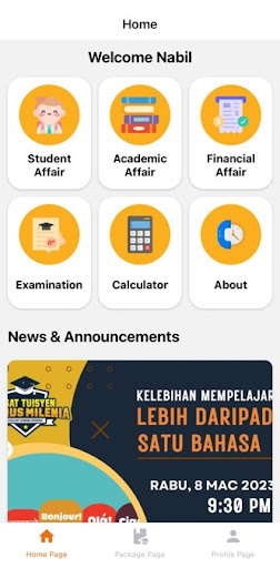 Android application Genius Milenia Education screenshort