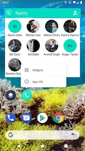 Kontakte-Widget – Kurzwahl-Screenshot