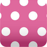 pink polkadots wallpaper ver29 icon