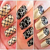 Nail designs step by step icon