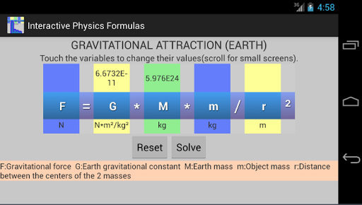 Interactive Physics PRO Screen 2