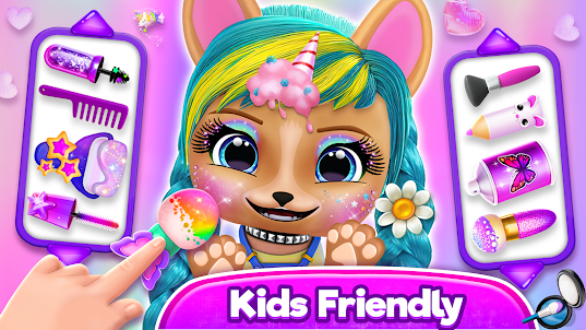Hairstyle: pet care salon game