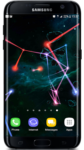 Space Particles 3D Live Wallpa Screen 2