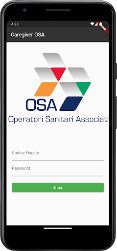 Android application HomeCareOSA screenshort