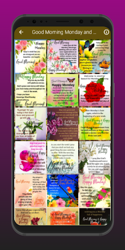 Android application Everyday Blessings and Wishes screenshort