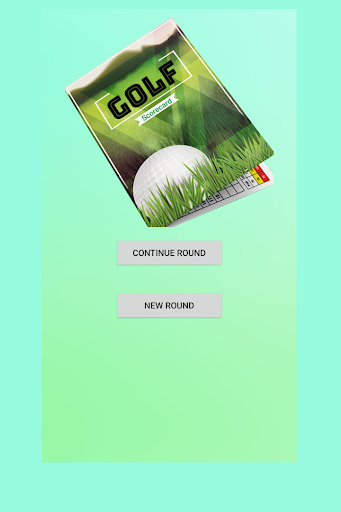Android application Golf Score Tracker screenshort