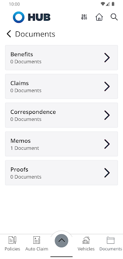 HUB NE Cheshire Client Portal Screen 3