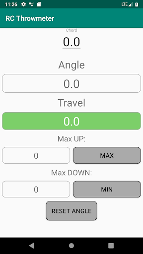 RC Throwmeter Screen 2