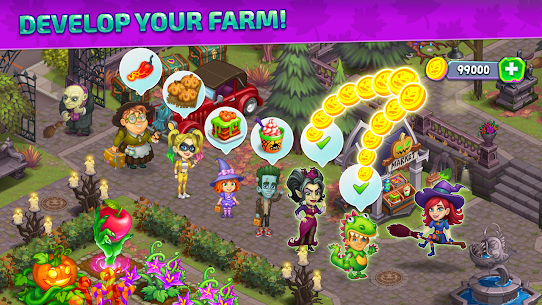 Halloween Farm: Monster Family  Full Apk Download 2