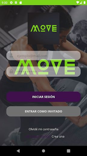Android application Move Training Club screenshort