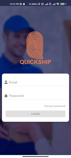 QuickShipMe Driver Screen 2