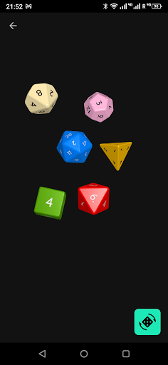Dice Roller Screen 2