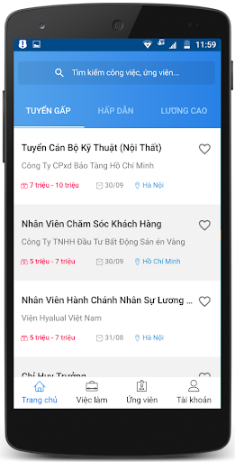 tìm việc làm Việt Nam