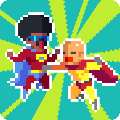 Pixel Super Heroes Logo