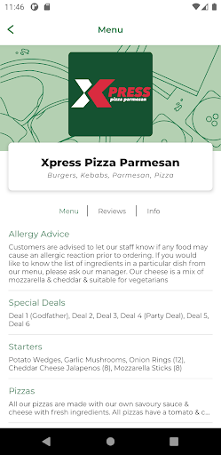 Xpress Pizza TS3 Screen 2