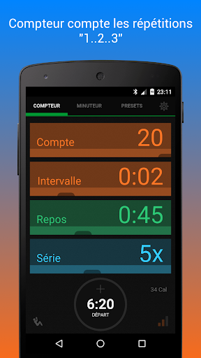 Aperçu de l'application