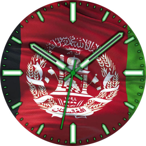 Afganistan Flag Watch Face logo