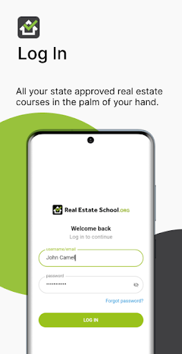 Android application Realestateschool screenshort