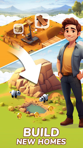 Android application Zoo Valley: Match 3 Puzzle screenshort