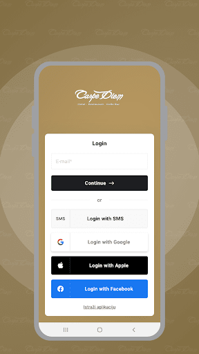 Android application Carpe Diem screenshort