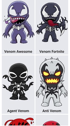 How to draw Venom and Carnageのおすすめ画像3