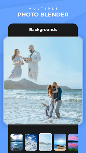 Android application Multi Photo Blender & Editor screenshort
