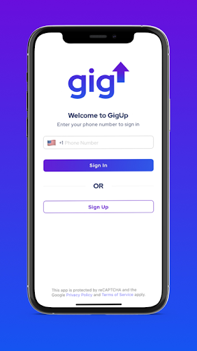 GigUp Screen 2