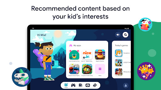 Android application Google Kids Space screenshort