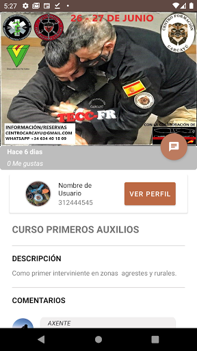 Android application Carcayú Rangers screenshort