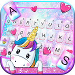 Cover Image of 下载 Cute Cartoon Unicorn Keyboard Theme 1.0 APK