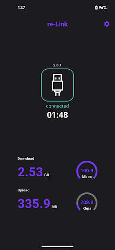 re-Link - Reverse Tethering Screen 3