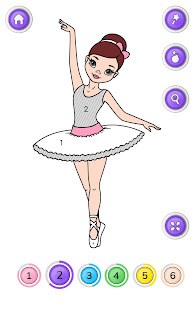 Girls Coloring Book - Color by Number for Girls 2.3.0.1 screenshots 6