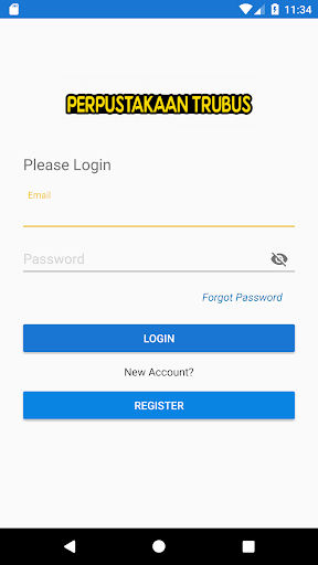 Android application Perpustakaan Trubus screenshort