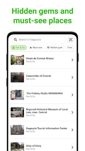 Gagauzia Tour Guide:SmartGuide Screen 3