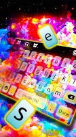 screenshot of Color Splash Keyboard Backgrou