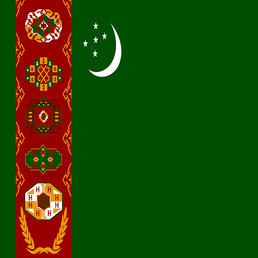 Turkmenistan Flag Wallpapers logo
