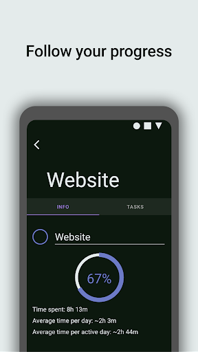 OPTR - Time tracker & Project Screen 3