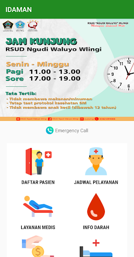 Android application IDAMAN screenshort