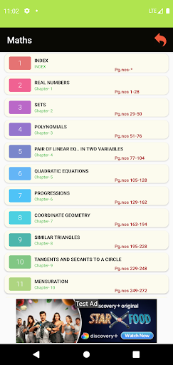 10th Maths TextBook-SCERT