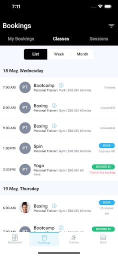 Bodychange Bootcamp Screen 3