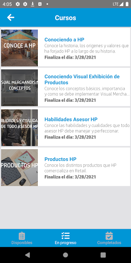 HP POS Manager Learning Screen 2