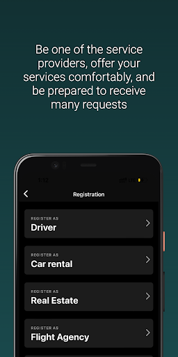 Secretary - Service provider Screen 2