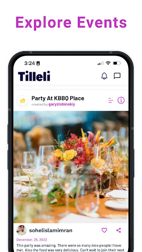 Android application Tilleli screenshort