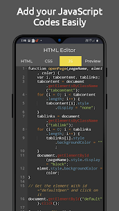 Code Editor Mobile Free – Python, C, HTML, JS, CSS Apk Download 4