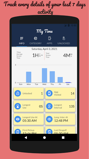 Android application My Time - Digital Wellbeing screenshort
