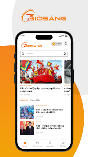 Android application 7 Giờ Sáng screenshort
