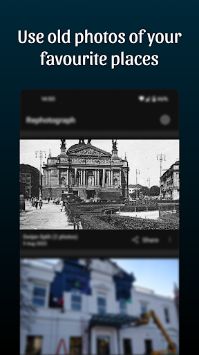 Android application Rephotograph - Then&Now Camera screenshort