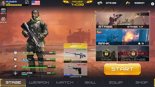 Call of Battle Target Shooting FPS Game v2.2 Mod (Không giới hạn tiền + Gold bars) v 2.2 MOD APK